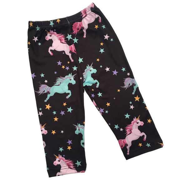 Black Unicorn Pants-Pants-[Calgary]-[Alberta]-[Canada]-[Affordable Children's Clothing]-Stinky Bunny