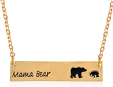 Mama Bear Necklace - Gold Tone (1 or 2 Baby Bears)-Accessories for Mom-[Calgary]-[Alberta]-[Canada]-[Affordable Children's Clothing]-Stinky Bunny