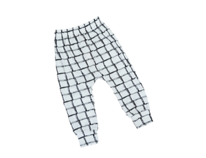 Geo Grid Harem Pants-Pants-[Calgary]-[Alberta]-[Canada]-[Affordable Children's Clothing]-Stinky Bunny