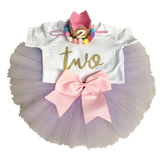 Two Cute Birthday Outfits-Handmade Tutus-[Calgary]-[Alberta]-[Canada]-[Affordable Children's Clothing]-Stinky Bunny