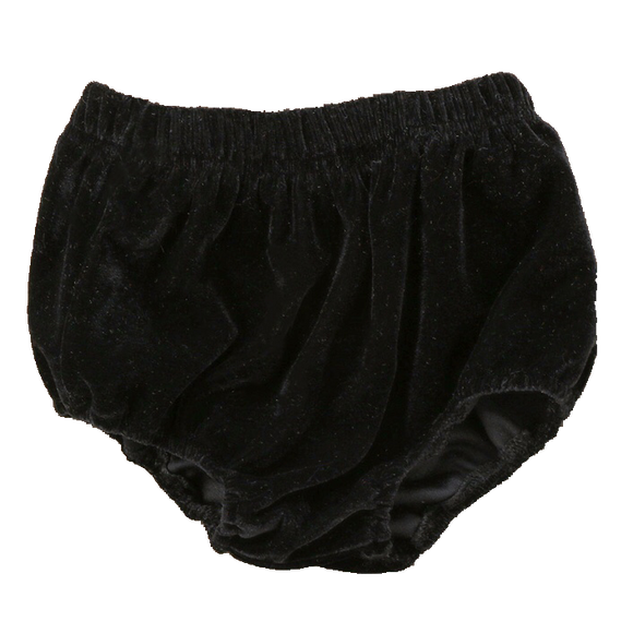 Velvet Bloomers - Black-Bloomers-[Calgary]-[Alberta]-[Canada]-[Affordable Children's Clothing]-Stinky Bunny