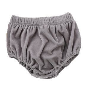 Velvet Bloomers - Silver Grey-Bloomers-[Calgary]-[Alberta]-[Canada]-[Affordable Children's Clothing]-Stinky Bunny
